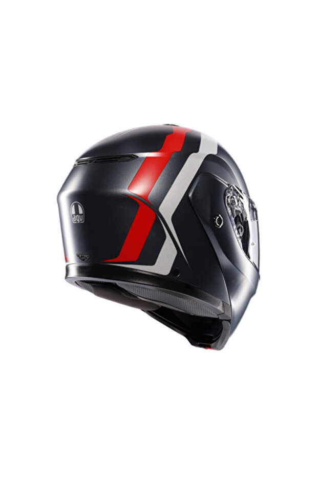 KASK/STREETMODULAR RESI MATT GREY SILVER RED - 5