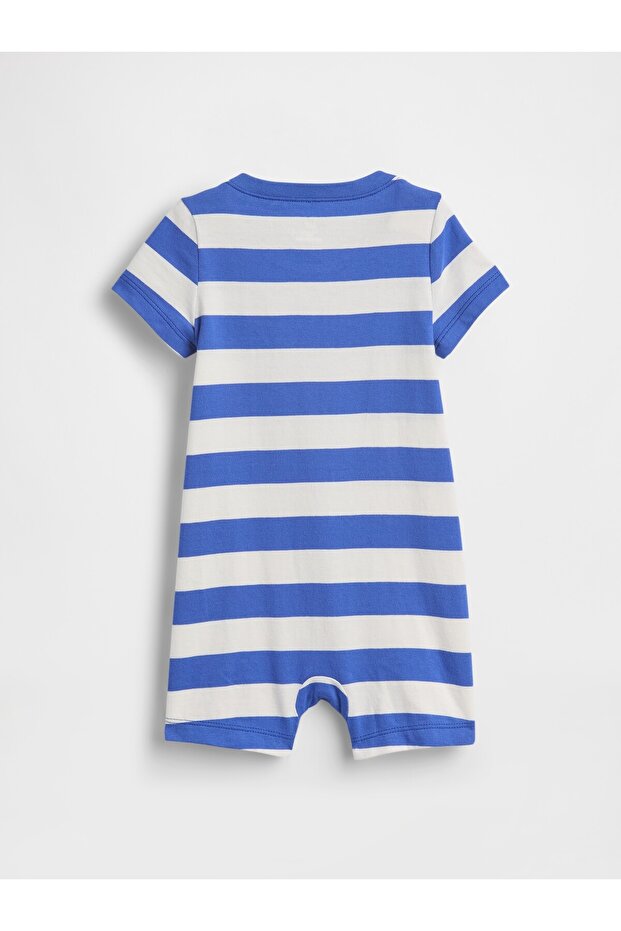 Bebek Mavi Logo Raglan Tulum - 3