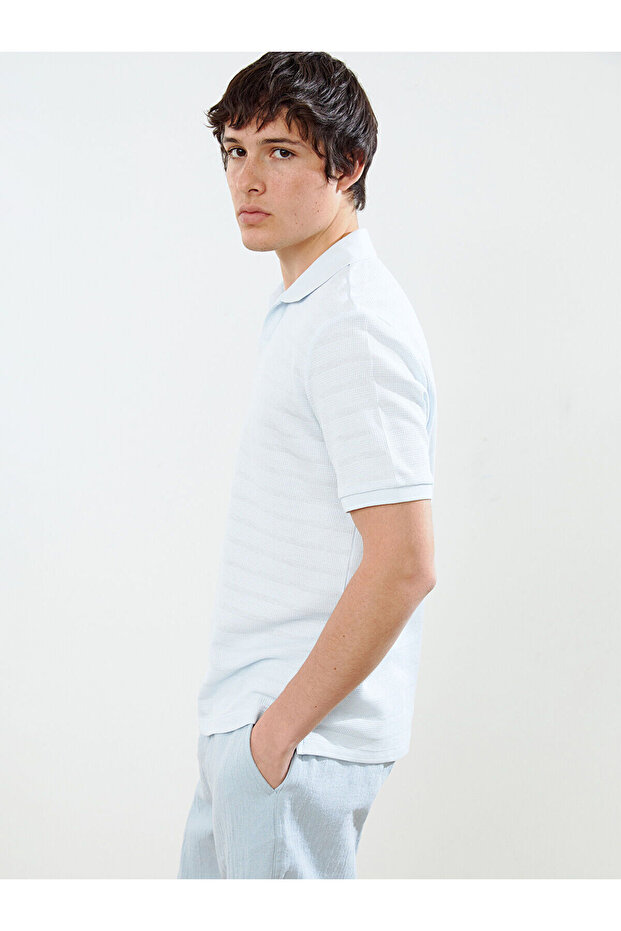 Nevavm with a Difference Polo Collar Short Sleeve Men's T-Shirt
