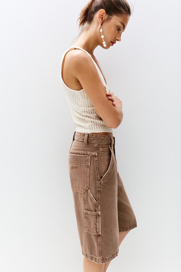 Kahverengi carpenter bermuda - 1