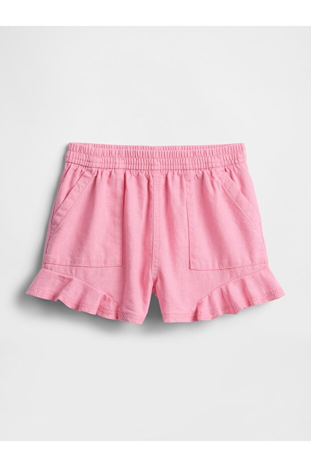 Kız BebekBabyGap Chambray Volanlı Pull-On Şortlar - 1