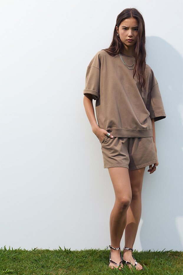 Kısa kollu sweatshirt - 2