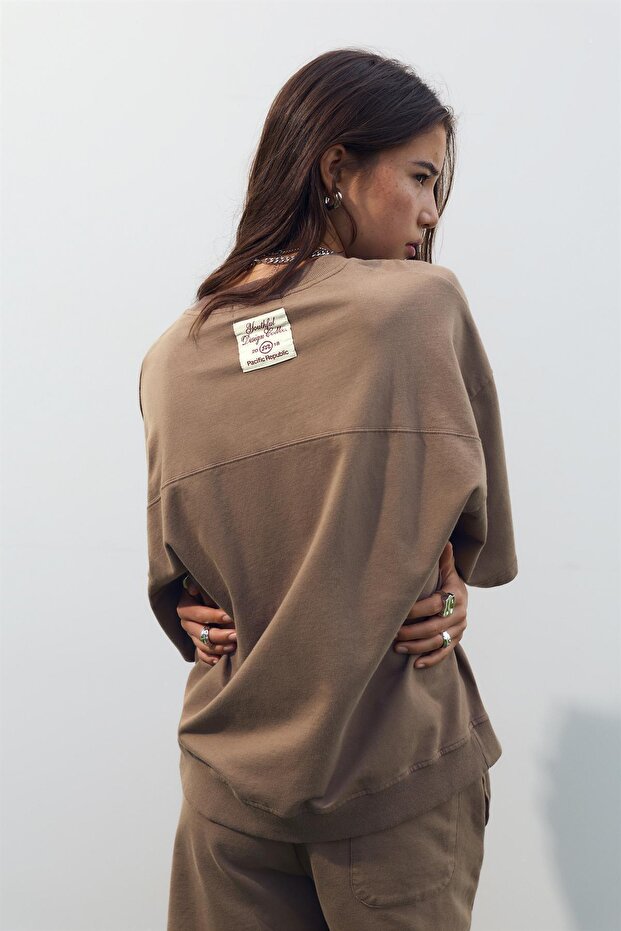 Kısa kollu sweatshirt - 3