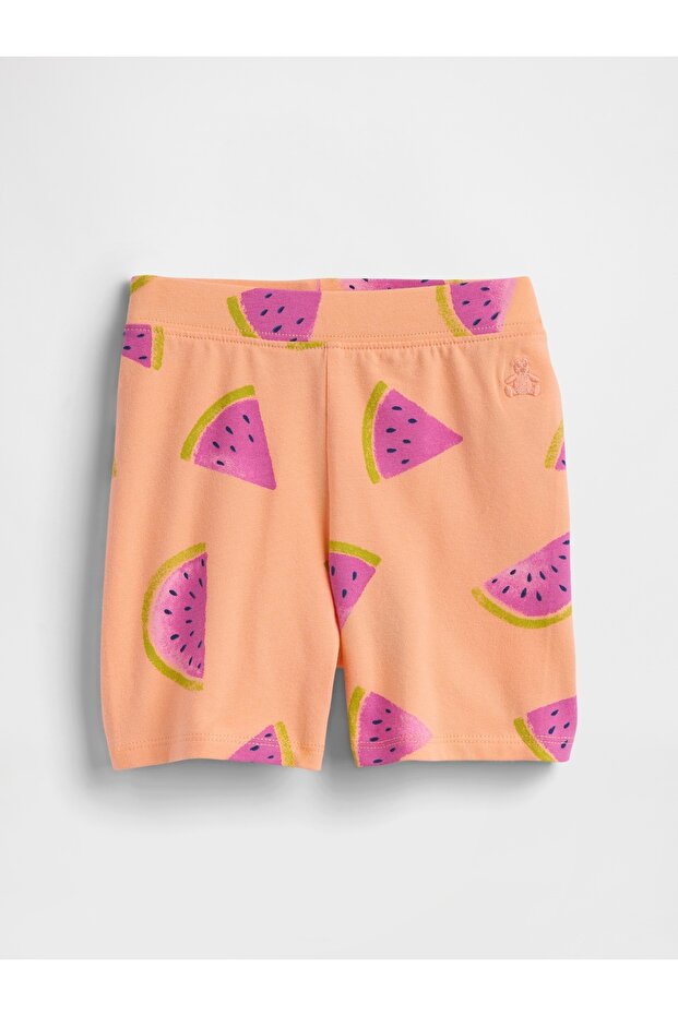 Kız Bebek Turuncu Biker Şort - 1