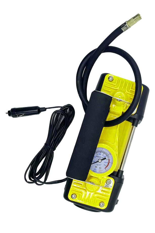 Profesyonel 730P Çift Pistonlu 12 V 150 Psi Dakikada 95 Lt Araç Araba Lastik Bot Şişirme Kompresörü - 6