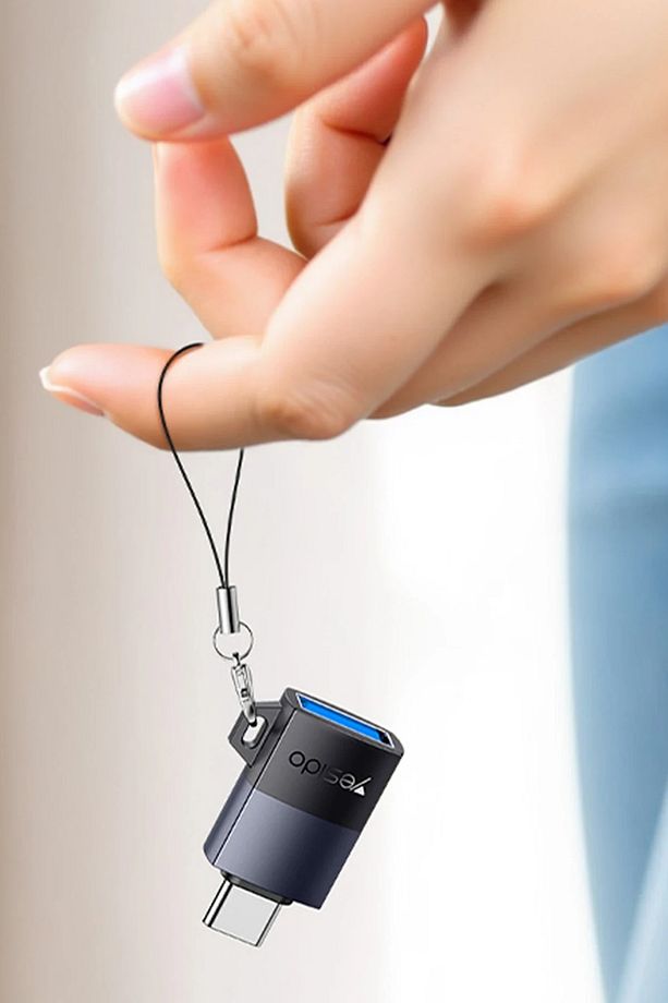 Type-C to USB 3.0 5 GB/S Data ve 18W Hızlı Şarj Destekli OTG Dönüştürücü GS31 - 3
