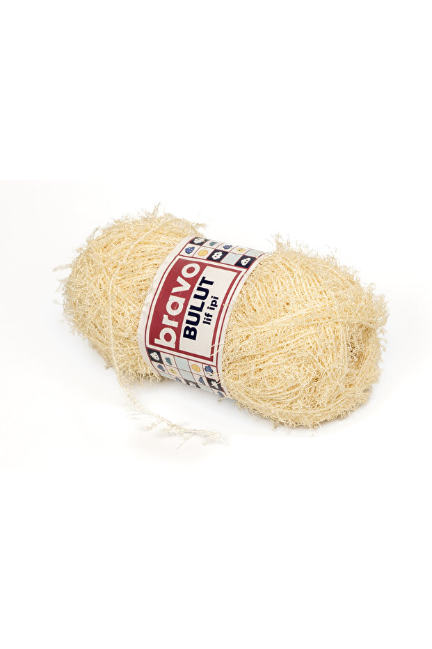 Bulut Sakal Lif Yarn 100 Gr 100 Meters (Color Code:402) Dark Cream