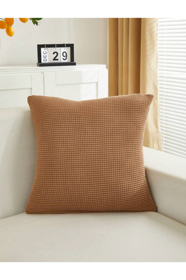 Lycra Flexible Special Design Decorative Throw Pillow Cover (Compatible between 40X40 - 45X45 cm)