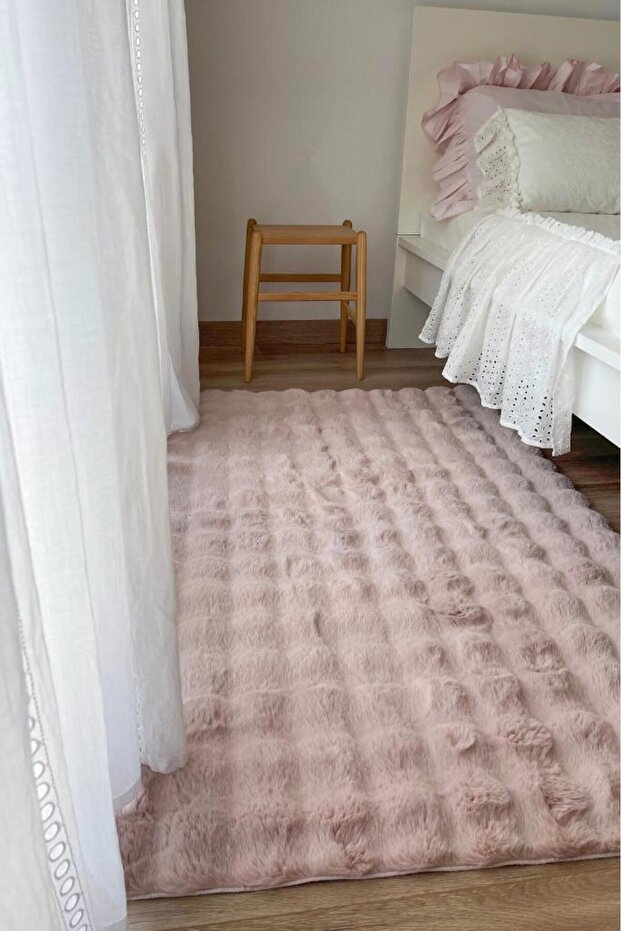 Molecule Kabartmalı Peluş Halı - 5