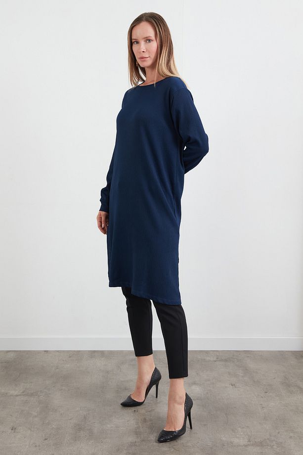 Fullamodest Basic Yanları Yırtmaçlı Tunik - 2