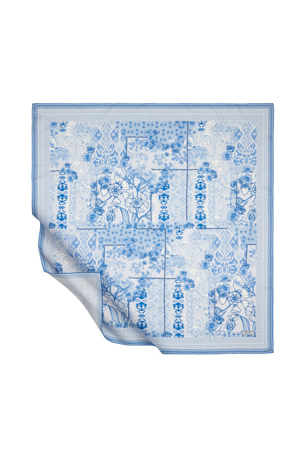 İNDİGO İpek Eşarp 1266 - 1