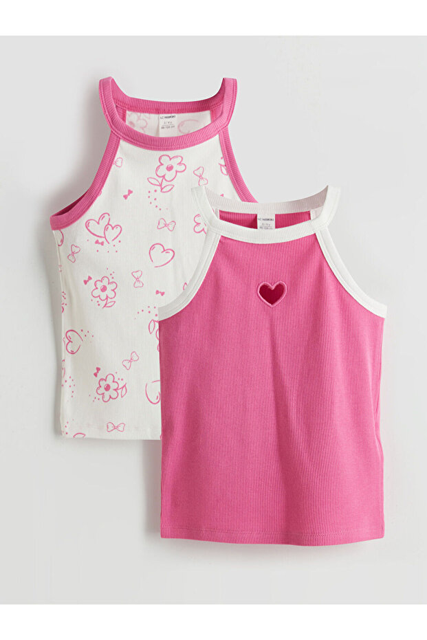 Nevavm Halter Neck Girls' Undershirt 2-Piece Set