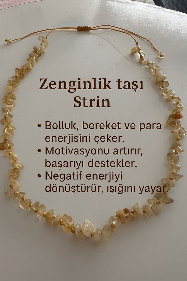 “Zenginlik Çekim Gücü – Strin Taşı ile Işığını Yansıt”Bolluk ve Bereketin Simgesi💰 - 1