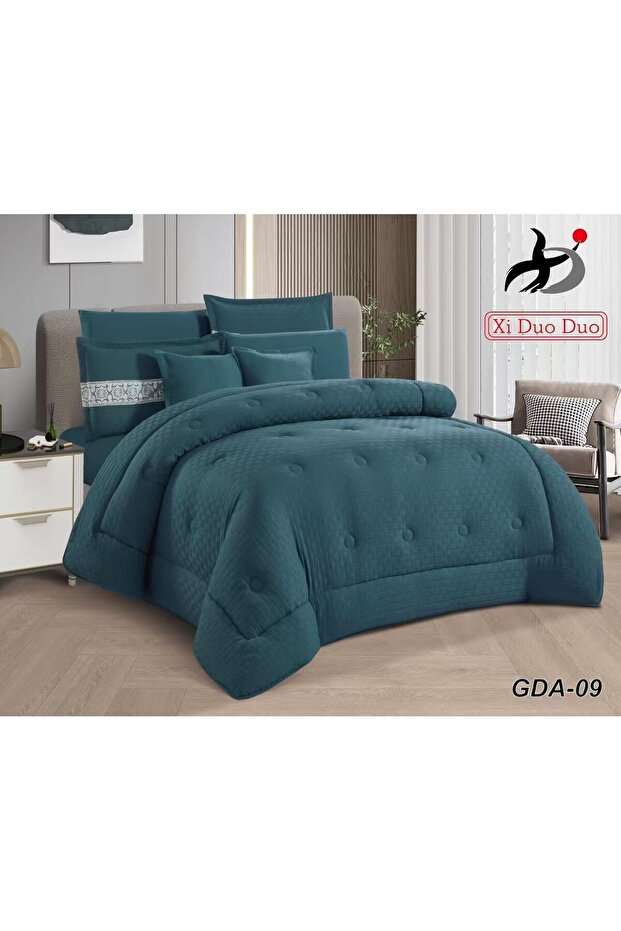 مفرش نفرين 8قطع /بيج - 1