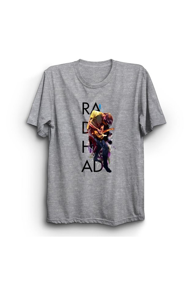 Radiohead, Colors of Guitar, Rock Metal Music Band Printed, Unisex, 100% Cotton T-Shirt