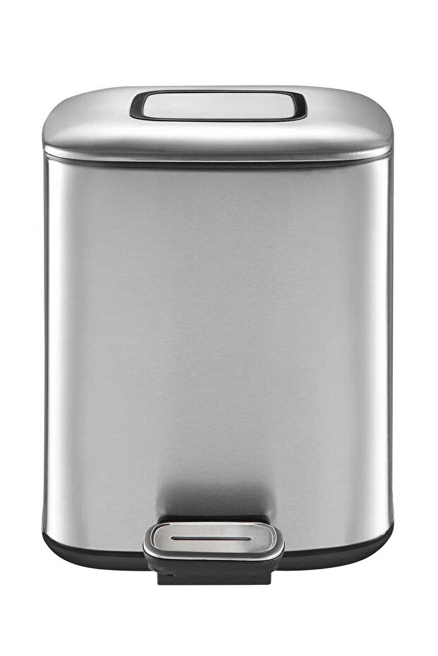 Regent 6l Pedal Bin – Metallic Grey, Soft-close Lid, Stainless Steel, Fingerprint-resistant