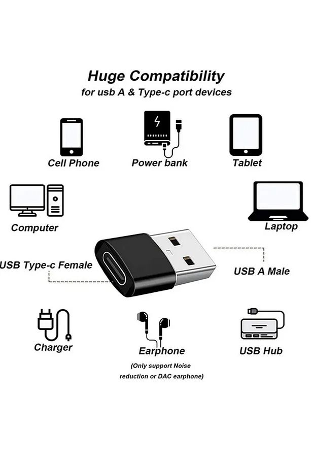 İphone Uyumlu Yeni Nesil Başlık Aparatı Type-c To Usb Dönüştürücü Şarj USB 3.0 To 3.1 Şarj Data - 5