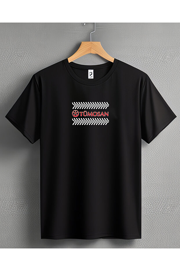 Tumosan Tractor Printed Crew Neck Premium T-Shirt -Tm2044