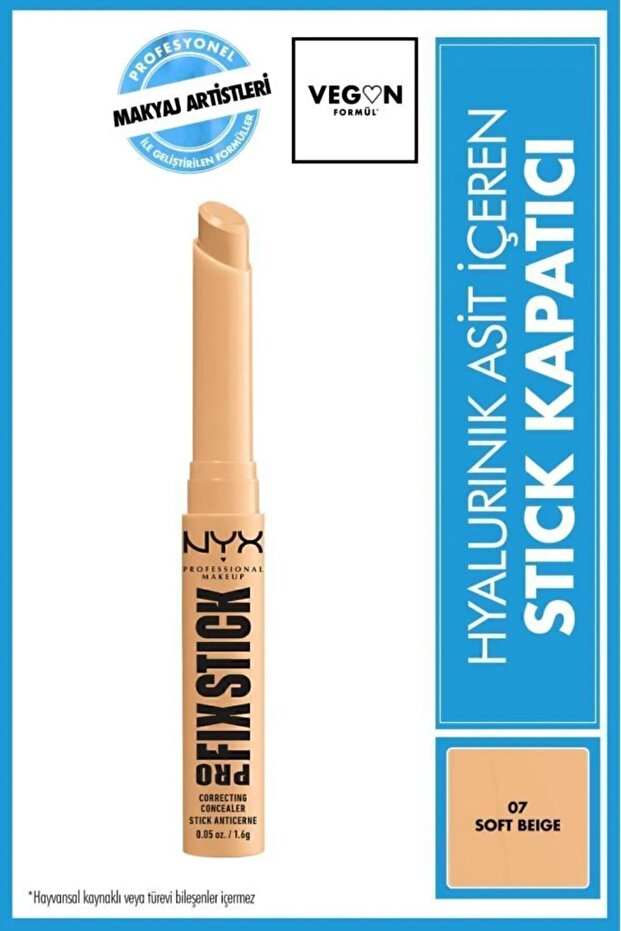 NYX Professional Makeup خافي عيوب البشرة برو فيكس - 10 ذهبي