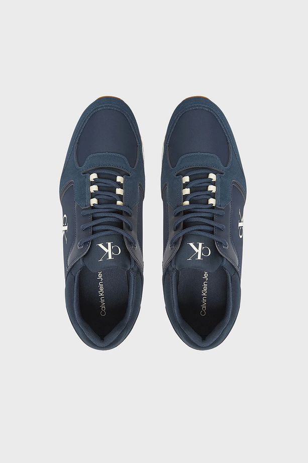 Logolu Süet Detaylı Sneaker Ayakkabı YM0YM013260G7 Erkek AYAKKABI YM0YM01326 0G7 - 3