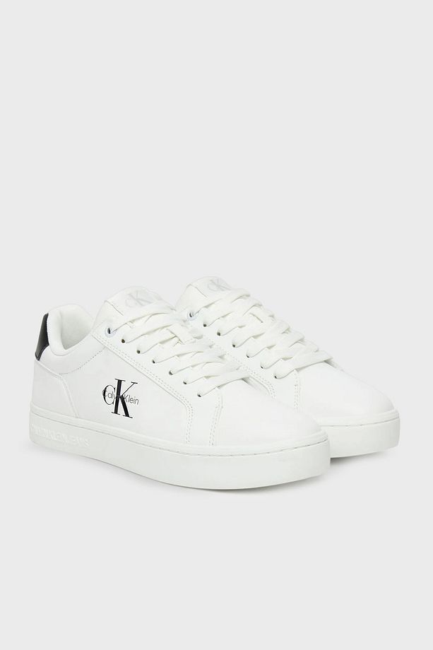 Logolu Deri Sneaker Ayakkabı YW0YW0190201W AYAKKABI YW0YW01902 01W - 2