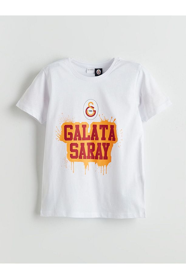 Galatasaray Baskılı Erkek Çocuk Şortlu Pijama Takımı - 2