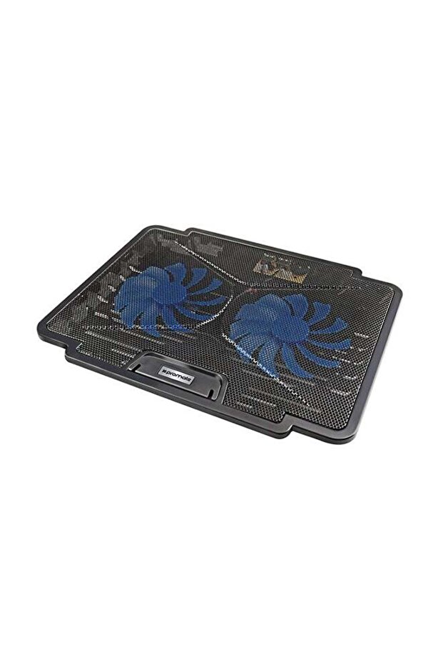 Universal High-Performance Laptop Dual USB 2 Wired Cooling Pad Black