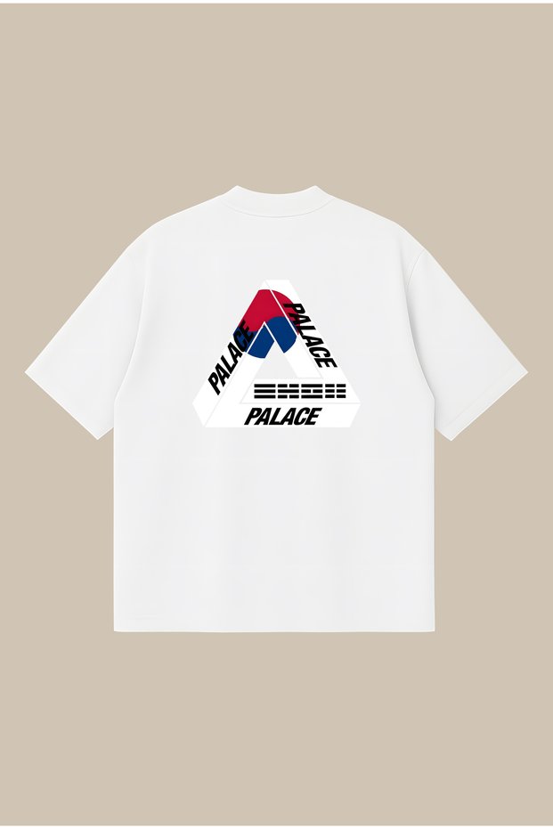 Palace South Korea Boxy Fit Oversized Unisex 100% Cotton Pack T-Shirt – Printed T-Shirt | Streetwear