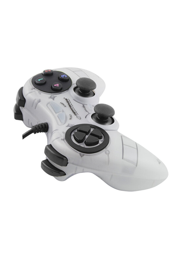 EGG105W Fighter Controller, with vibration, PC, White - 2