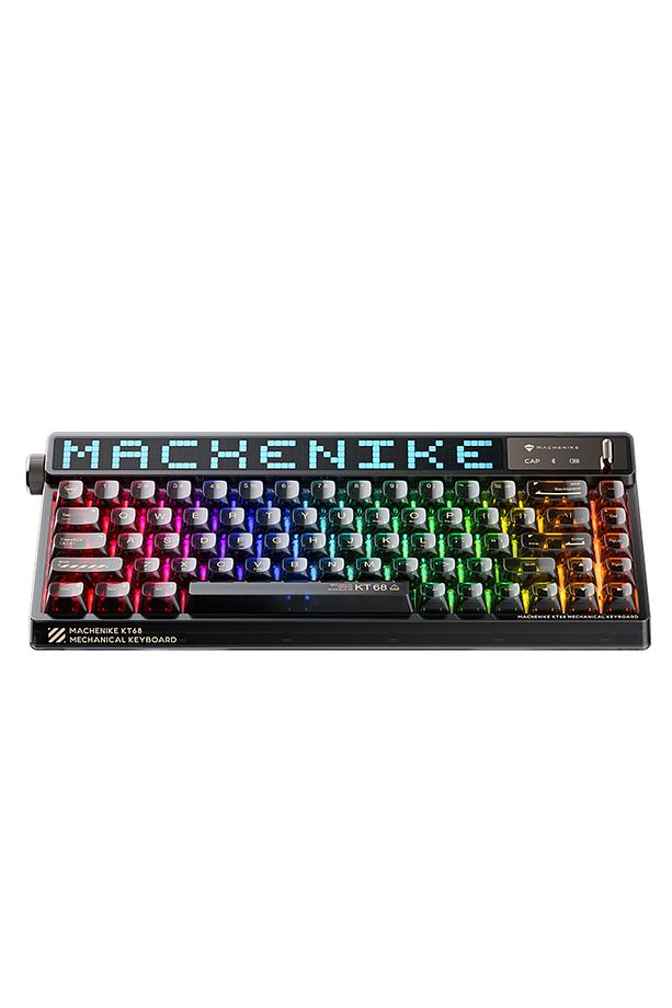 KT68 Pro Kablosuz Yellow Switch ENG Q Siyah Gaming Klavye - 4