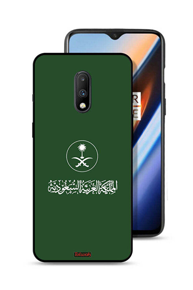 OnePlus 7 Protective Case Cover Kingdom Of Saudi Arabia Sign Vector Art