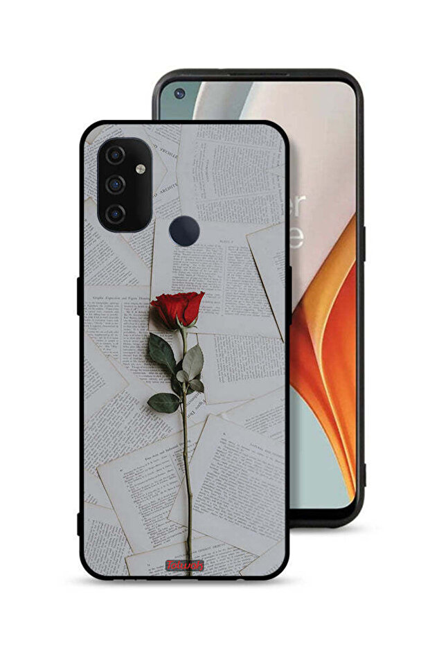 غطاء حماية لهاتف OnePlus Nord N100 وردي على ورق