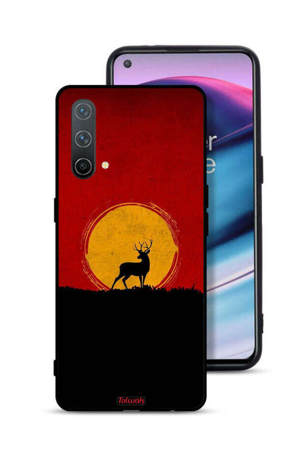 غطاء حماية OnePlus Nord CE 5G بتصميم غزال وقمر