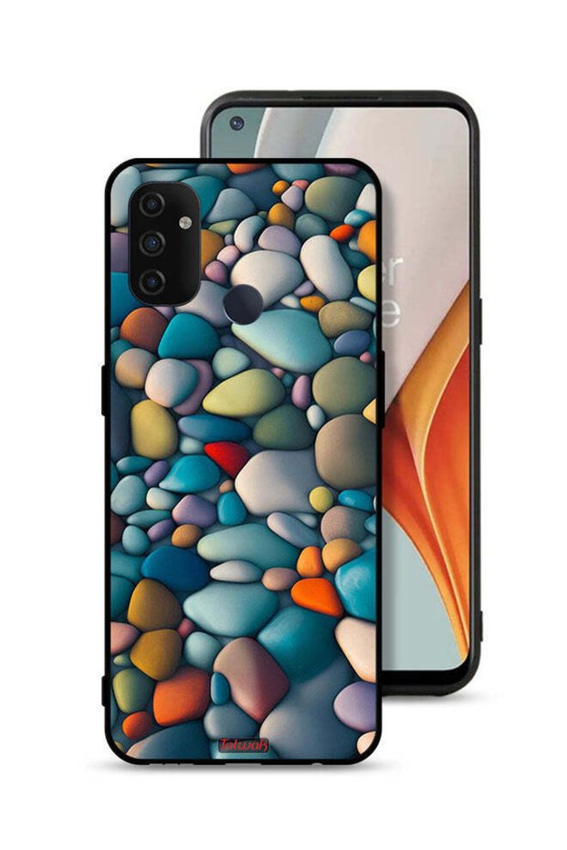 غطاء حماية لهاتف OnePlus Nord N100 بنقشة أحجار تجريدية
