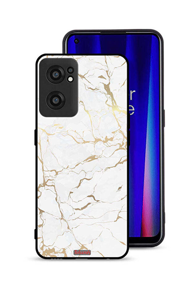 غطاء حماية لهاتف OnePlus Nord CE 2 5G بنمط رخامي