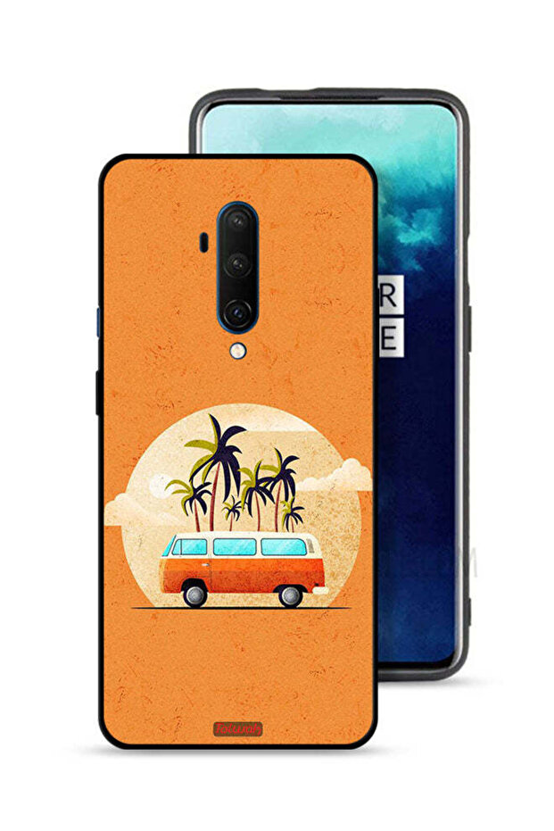 OnePlus 7T Pro Protective Case Cover Bus Art