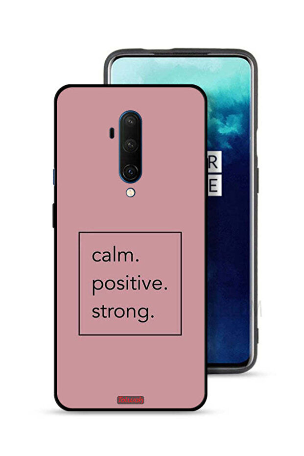 OnePlus 7T Pro Protective Case Cover Calm Positive Strong