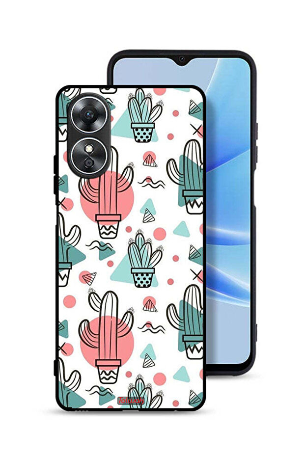 Oppo A17 Protective Case Cover Cactus