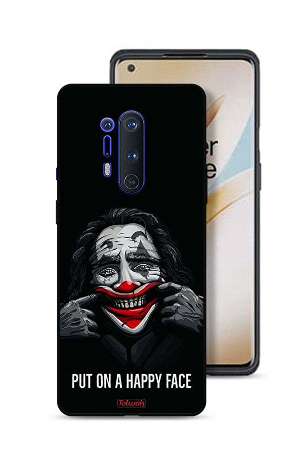 غطاء حماية لهاتف OnePlus 8 Pro بوجه سعيد