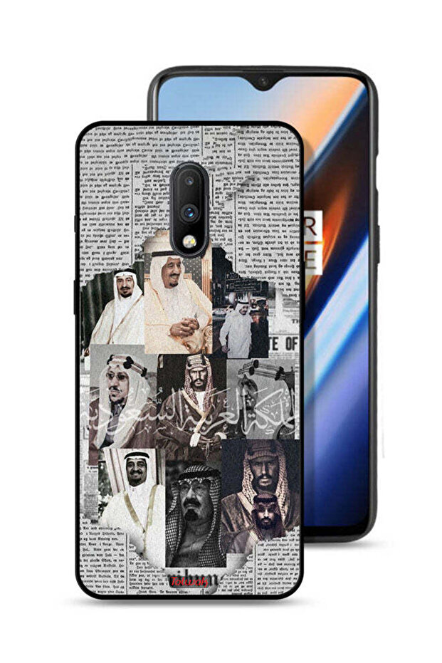OnePlus 7 Protective Case Cover Saudi Kings In News Paper