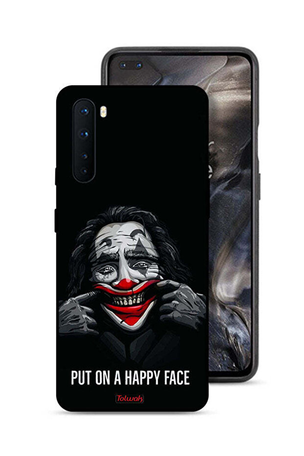 غطاء حماية لهاتف OnePlus Nord بوجه سعيد