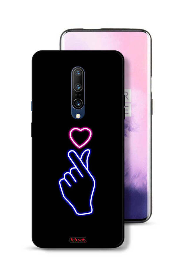 OnePlus 7 Pro Protective Case Cover Snap Heart Art