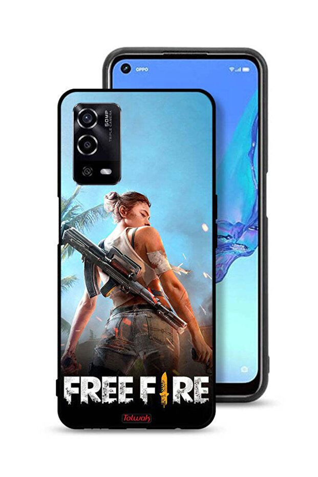 Oppo A55 4G Protective Case Cover Free Fire