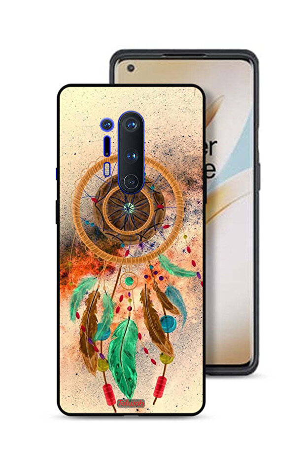 غطاء حماية لهاتف OnePlus 8 Pro بتصميم ماندالا ريش معلق