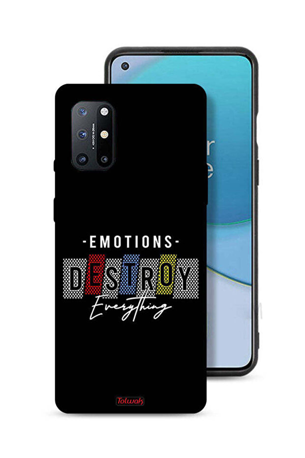 غطاء حماية لهاتف OnePlus 8T Plus 5G - العواطف تدمر كل شيء