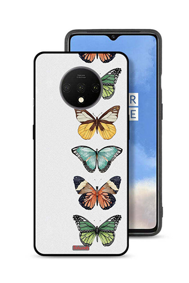 OnePlus 7T Protective Case Cover Four Butterflies
