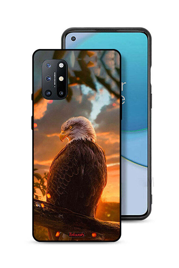 غطاء حماية لهاتف OnePlus 8T 5G بتصميم النسر