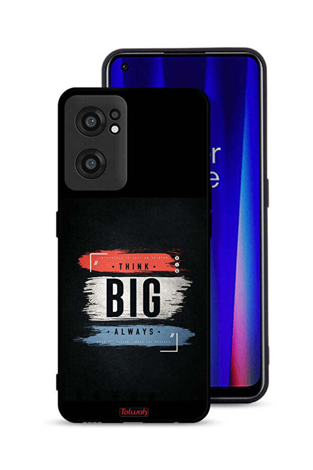 غطاء حماية لهاتف OnePlus Nord CE 2 5G - فكر دائمًا بشكل كبير