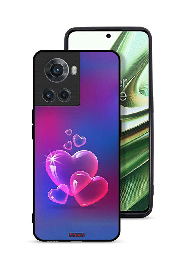 OnePlus 10R 5G Protective Case Cover Water Hearts