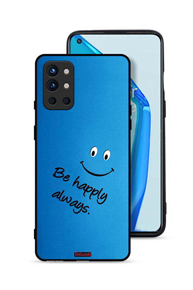 OnePlus 9R 5G Protective Case Cover Be Happy Always